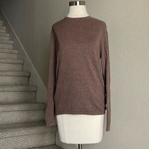 Zara Sz M Deep Taupe Knit Sweater